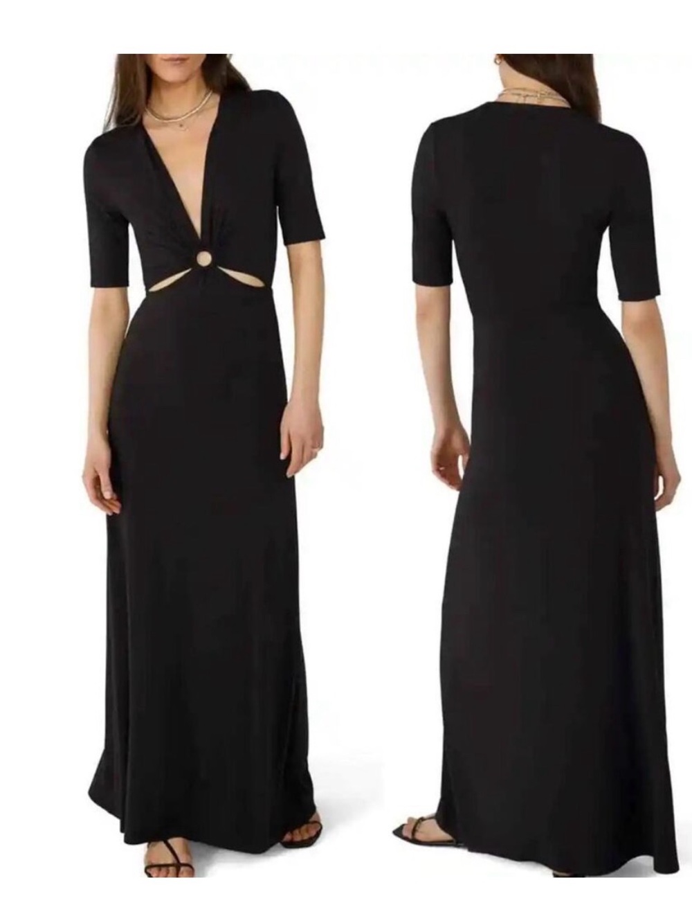 Favorite Daughter Black Center of Attention Dress